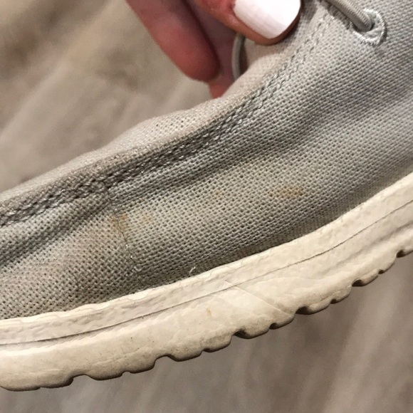 Hey Dude Wendy Chambray Light Grey Women’s 7 - Picture 9 of 10